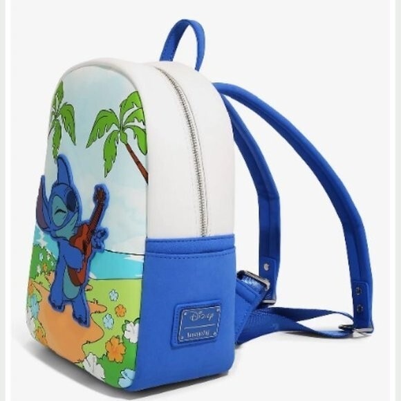 Loungefly Disney Lilo‎ and Stitch Stitch with Ukulele Mini Backpack Exclusive - Picture 3 of 5